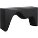 Montanus 62 X 32.5 inch Black Outdoor Console Table